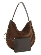Suede Oskan Hobo Shoulder Bag