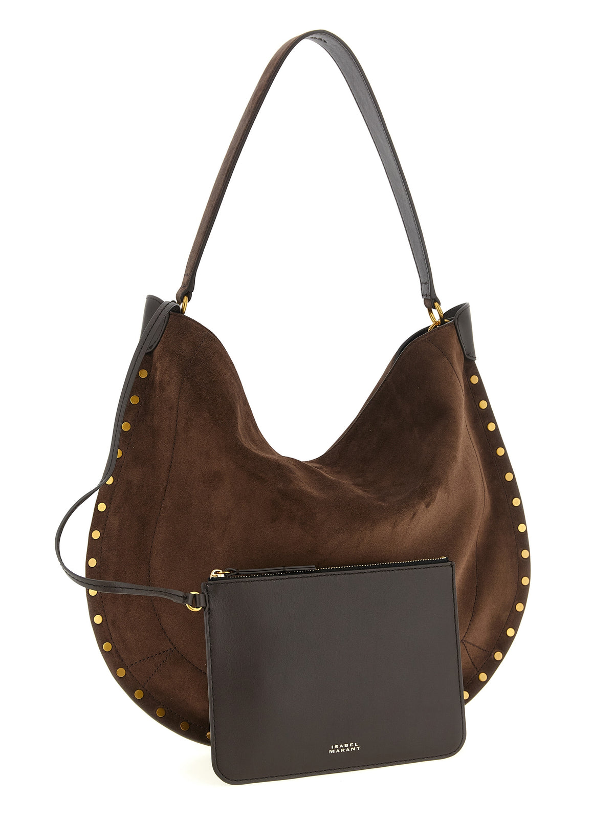 Suede Oskan Hobo Shoulder Bag