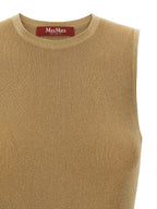 Gold Metallic Sleeveless Top