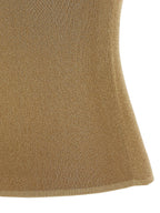 Gold Metallic Sleeveless Top