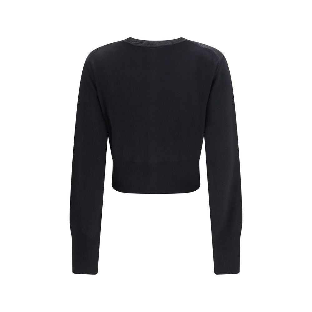 Silk & Merino Wool Bea Cropped Cardigan