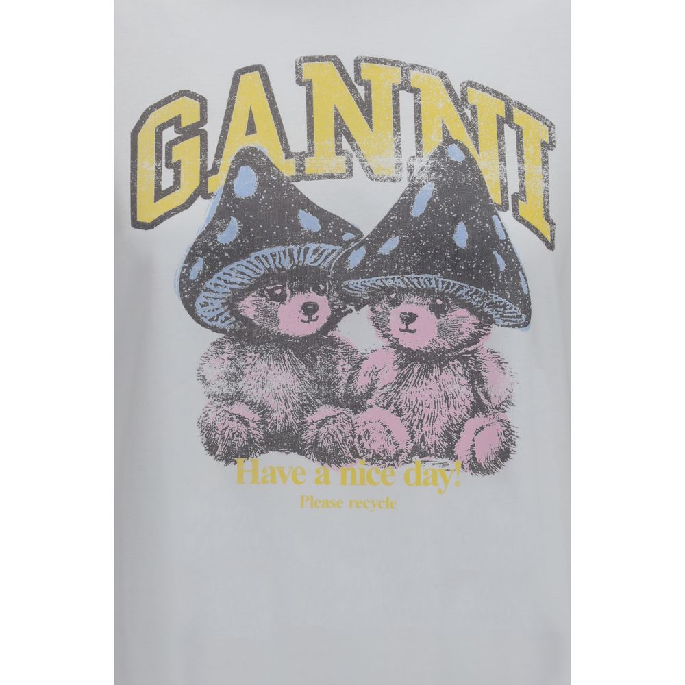 Teddy Mushroom Long-Sleeve Cotton T-Shirt