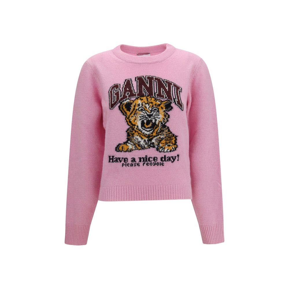 Merino Wool Graphic Sweater