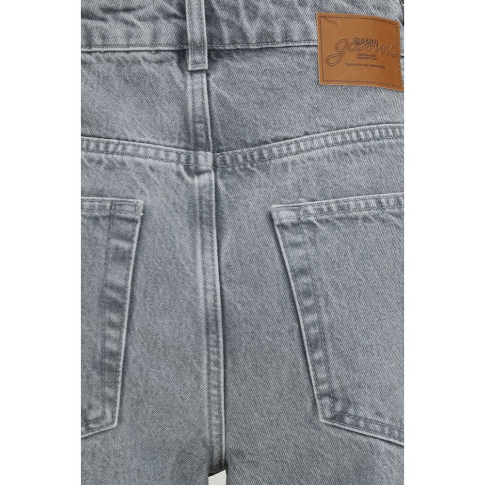 High-Waist Straight-Leg Organic Cotton Jeans