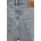 High-Waist Straight-Leg Organic Cotton Jeans