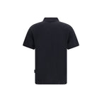 Black Cotton Polo Shirt