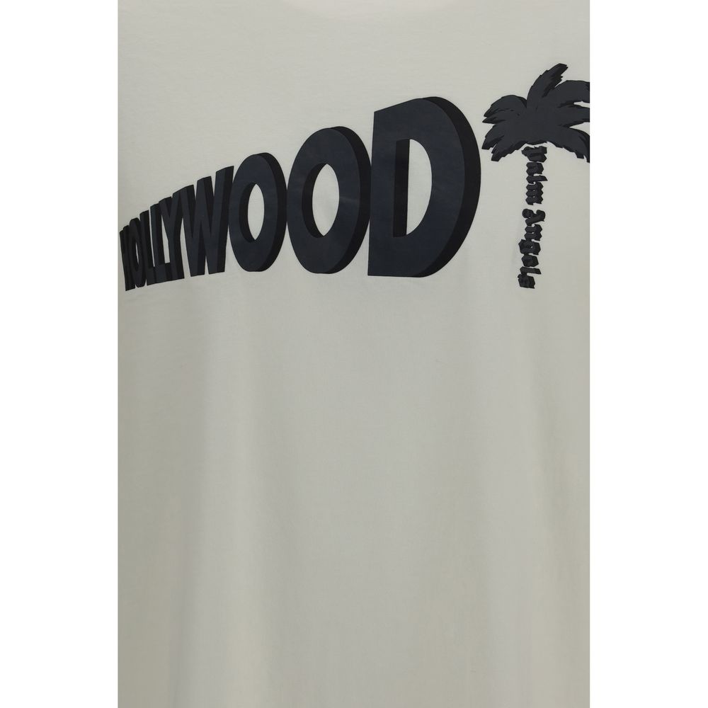 White Cotton Sunset Blvd T-Shirt