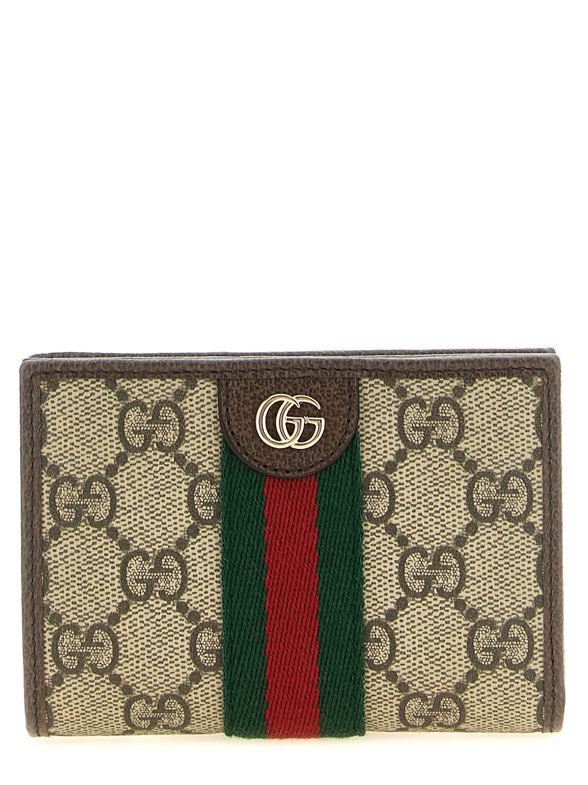 Small Beige Ophidia Cardholder