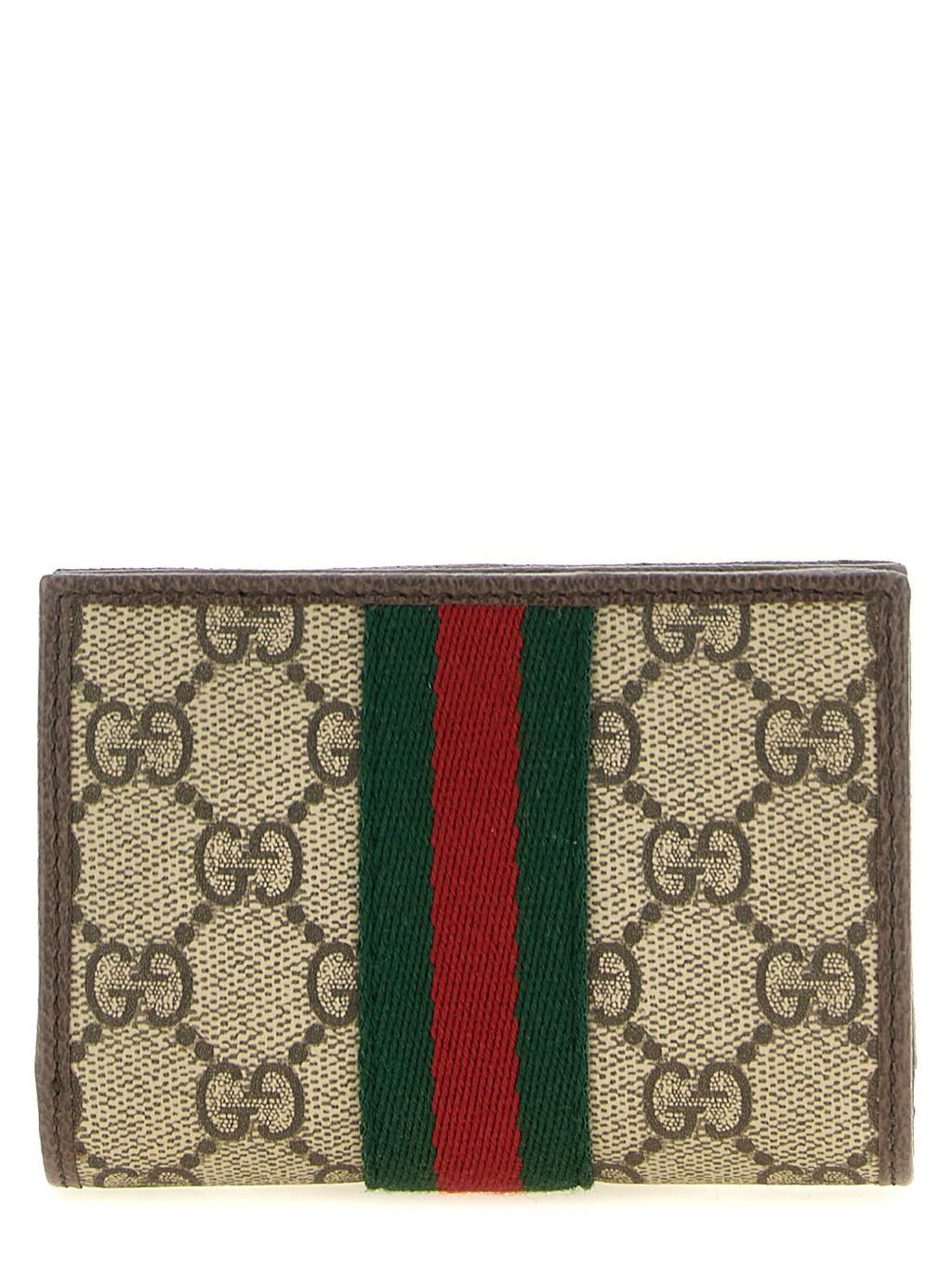 Small Beige Ophidia Cardholder