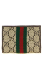 Small Beige Ophidia Cardholder