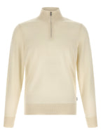 H-Ebenji Beige Virgin Wool Cardigan