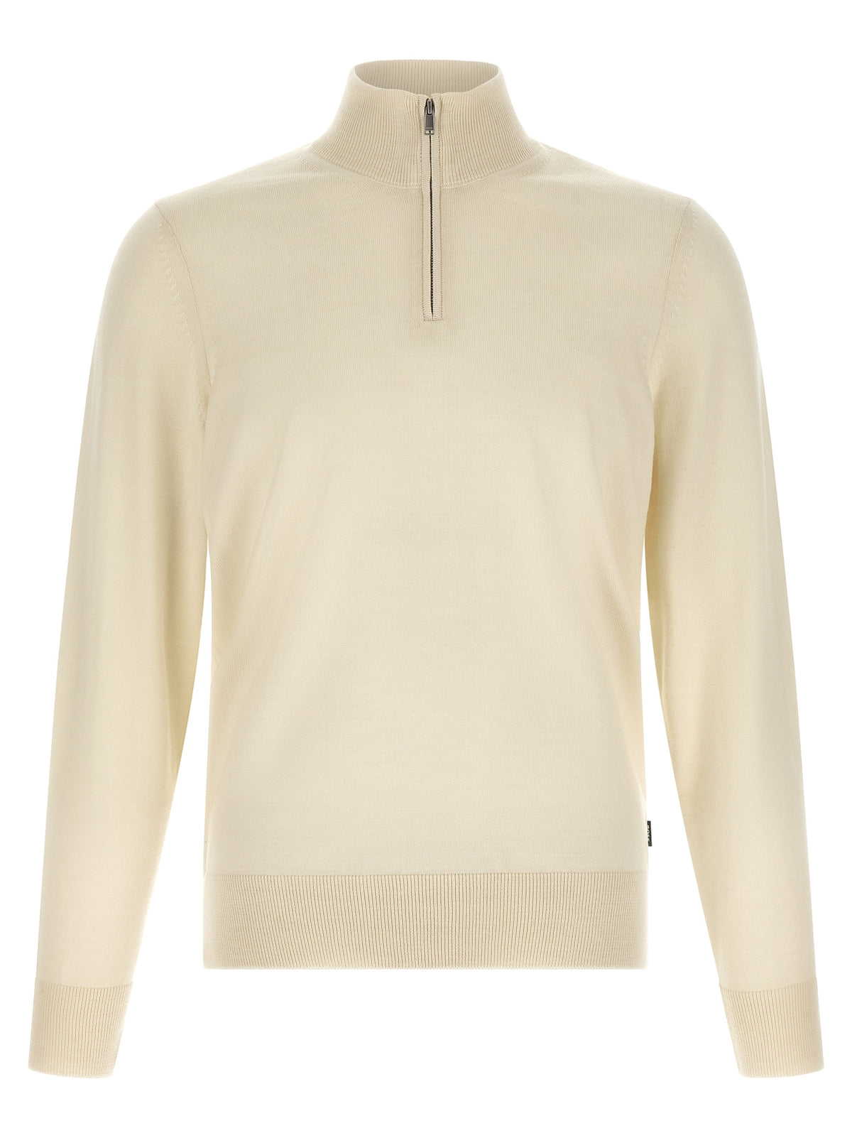 H-Ebenji Beige Virgin Wool Cardigan