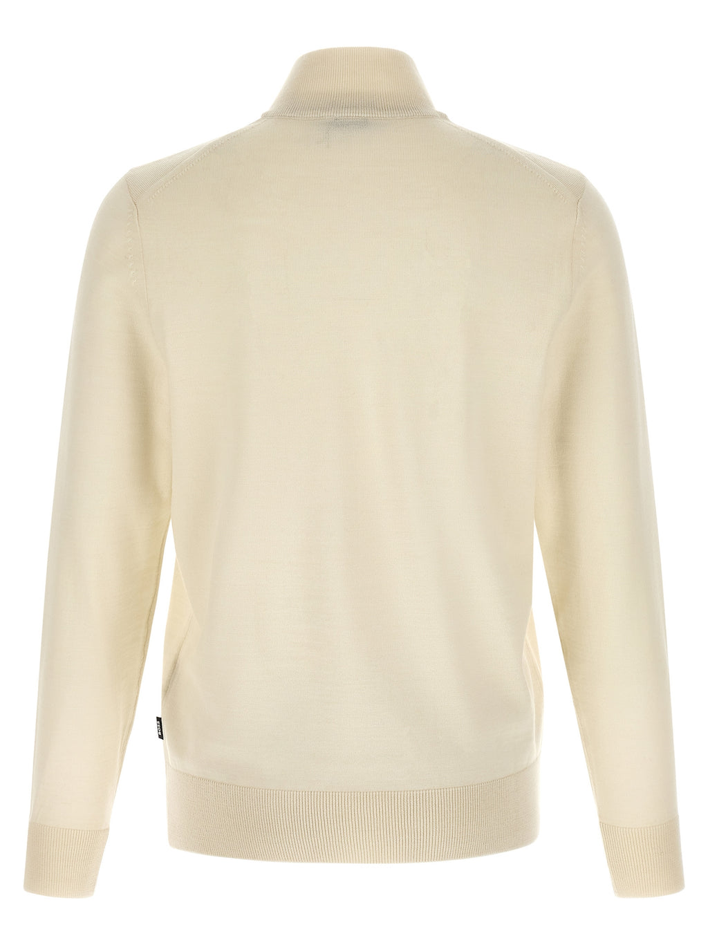 H-Ebenji Beige Virgin Wool Cardigan