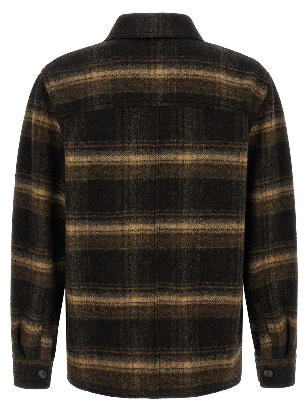 Brown Wool Kervon Overshirt