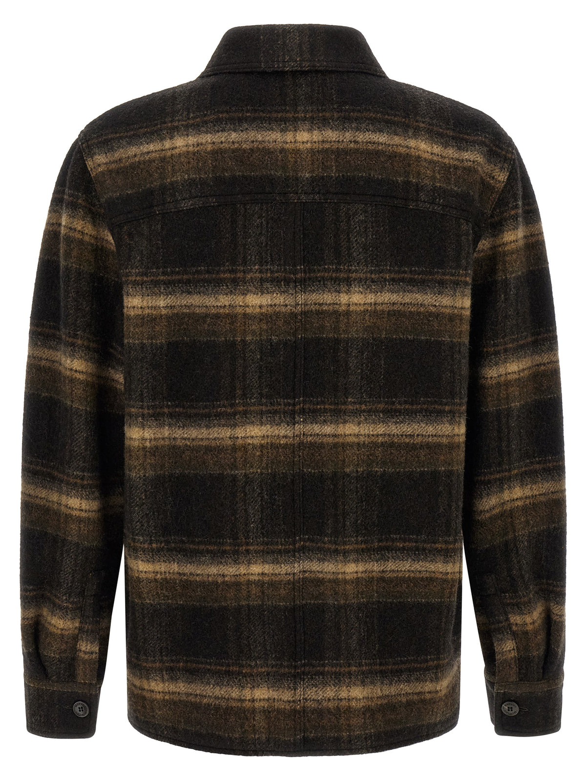 Brown Wool Kervon Overshirt