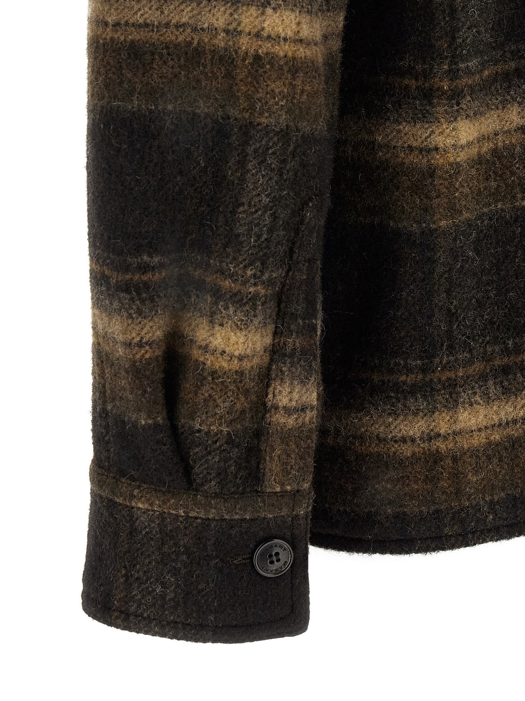 Brown Wool Kervon Overshirt