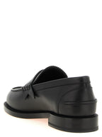 Black Calf Leather Plato Loafers