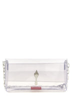 Silver PVC Mini Shoulder Bag