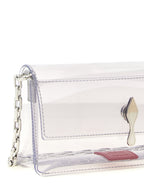 Silver PVC Mini Shoulder Bag