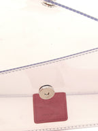 Silver PVC Mini Shoulder Bag