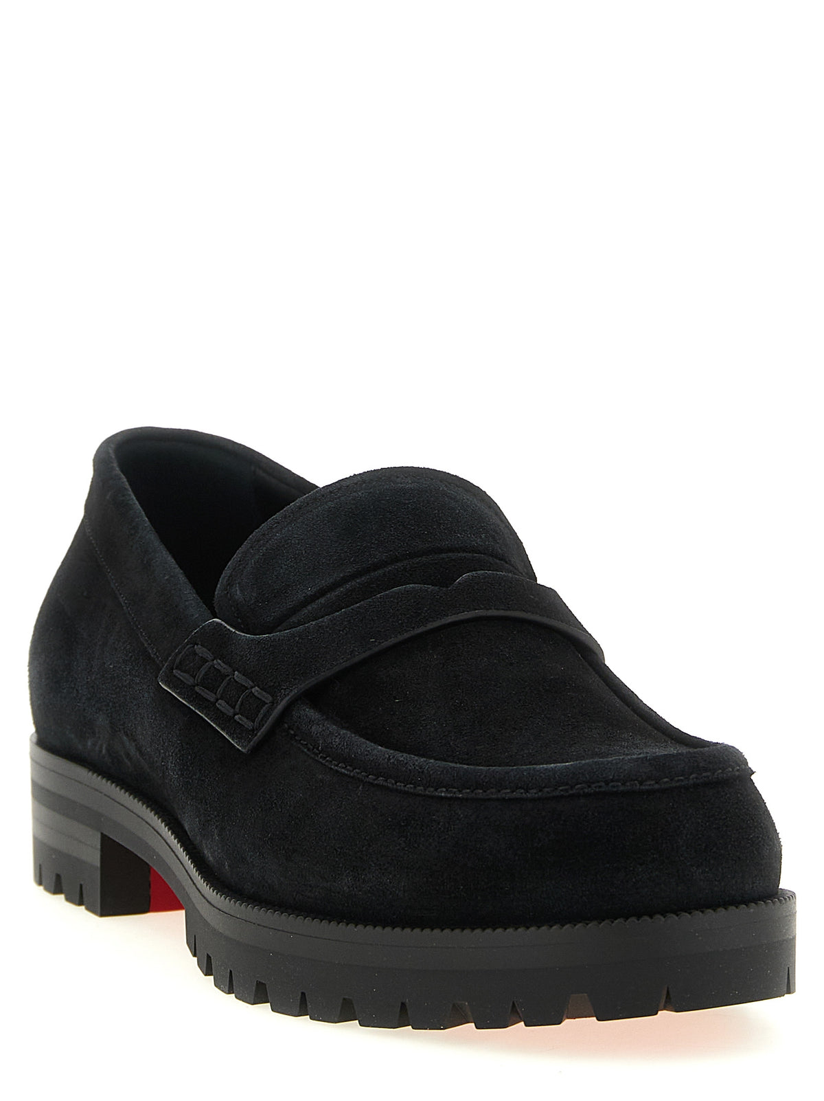 Black Calfskin Cavavin Loafers