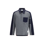 Oversized Colorblock Rugby Polo