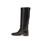 Black Calfskin Ankle Boots