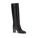Calf Leather High Heel Boots