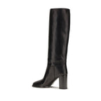 Calf Leather High Heel Boots