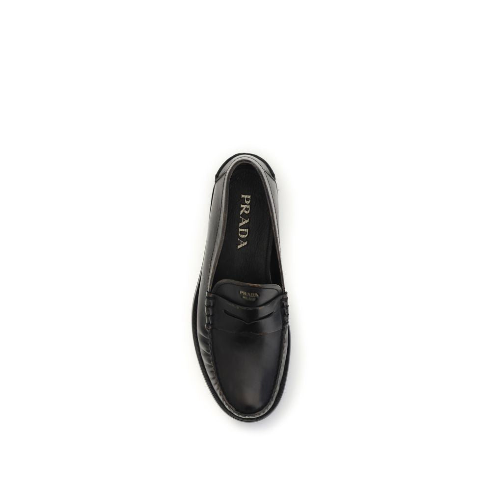 Calfskin Vintage Leather Loafers