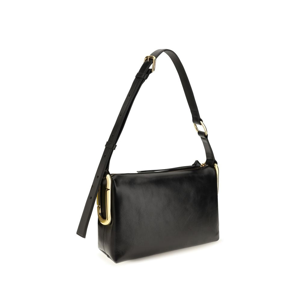 Compact Juliette Messenger Calf Leather Shoulder Bag