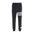 Cotton Loopback 4‑Bar Track Pants