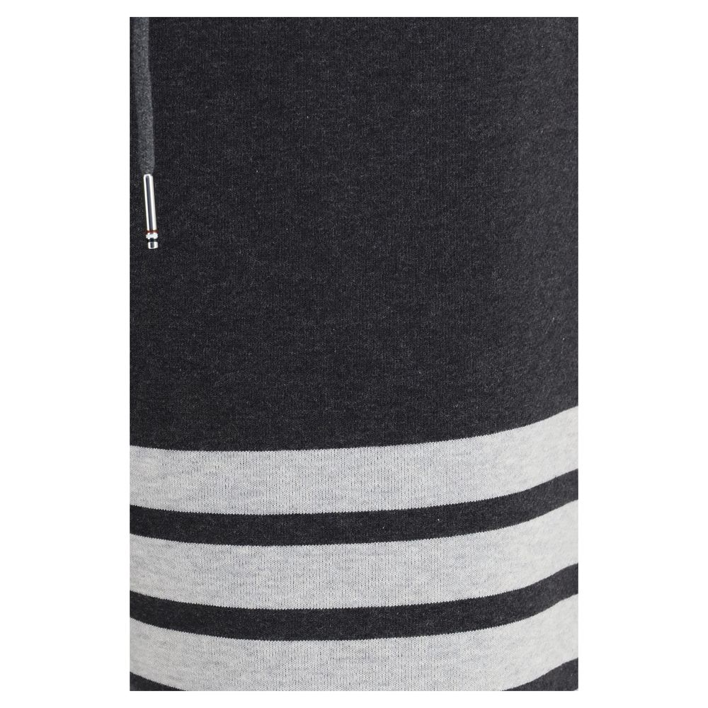Cotton Loopback 4‑Bar Track Pants