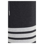 Cotton Loopback 4‑Bar Track Pants