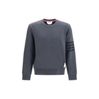 Heavyweight Cotton 4‑Bar Crewneck Sweatshirt