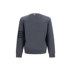 Heavyweight Cotton 4‑Bar Crewneck Sweatshirt