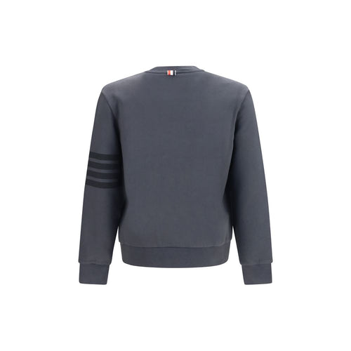 Heavyweight Cotton 4‑Bar Crewneck Sweatshirt