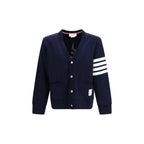 Cotton 4‑Bar Boat Cardigan