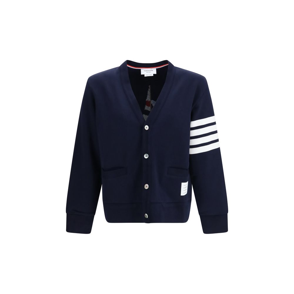 Cotton 4‑Bar Boat Cardigan
