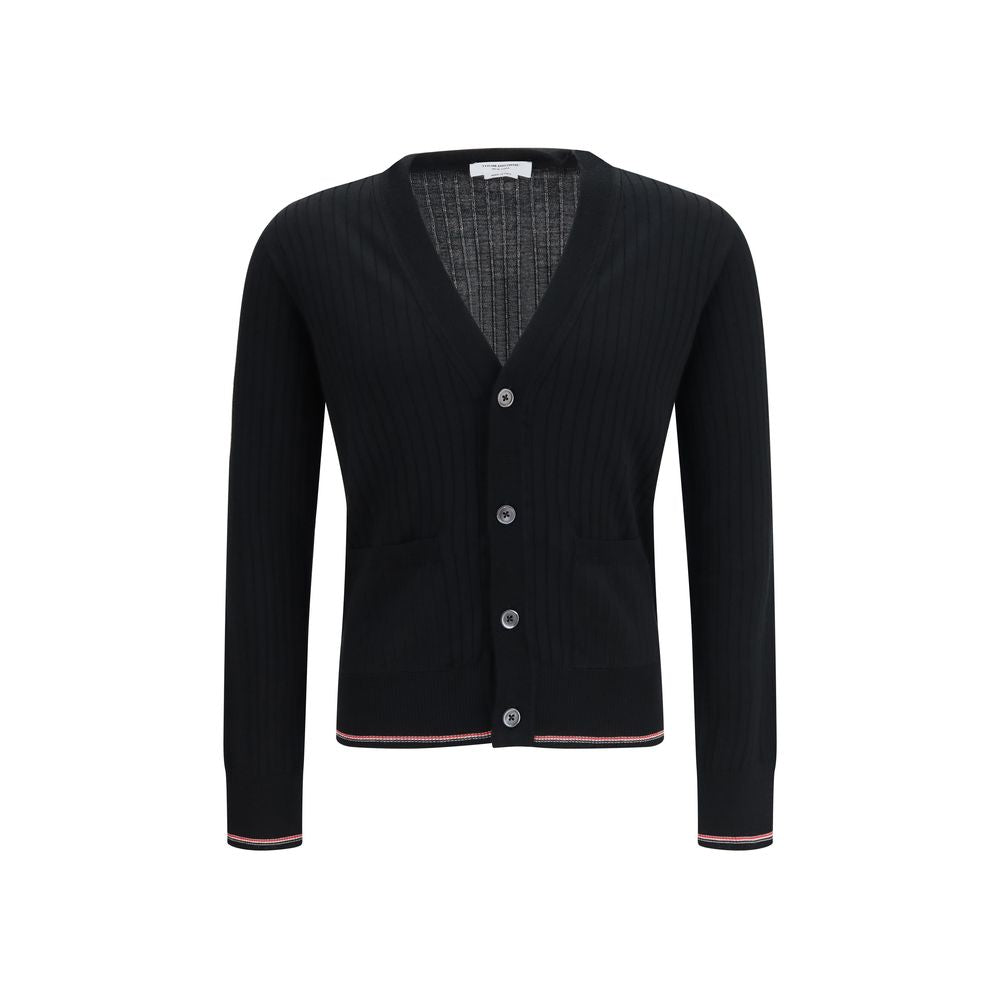Ribbed Merino Wool Cardigan
