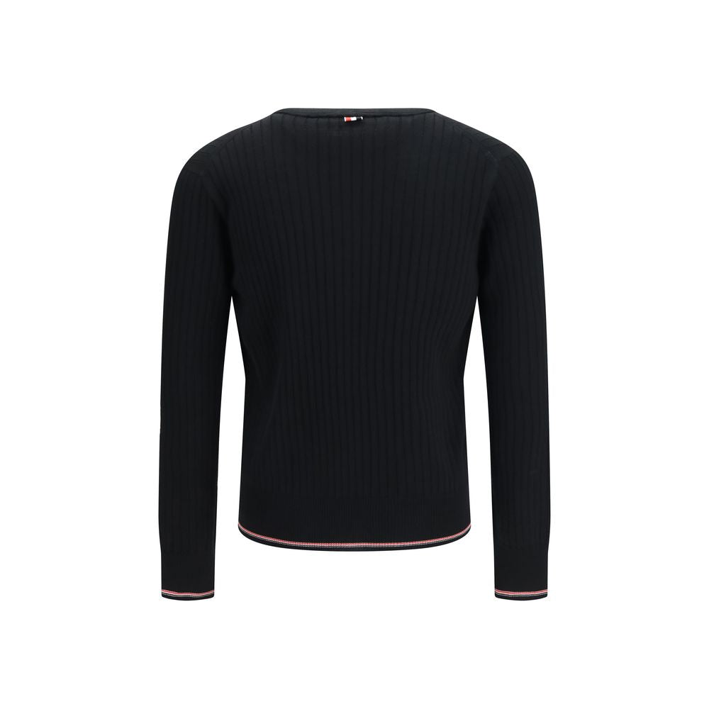Ribbed Merino Wool Cardigan
