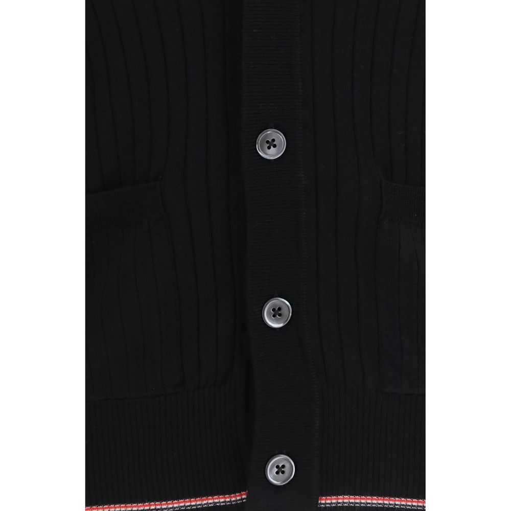 Ribbed Merino Wool Cardigan