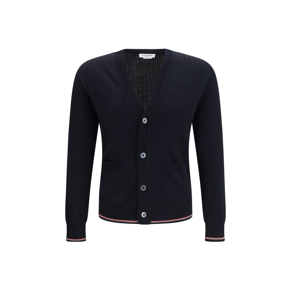 Ribbed Merino Wool Cardigan