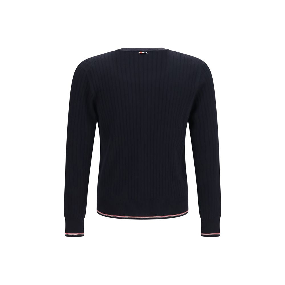 Ribbed Merino Wool Cardigan