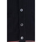 Ribbed Merino Wool Cardigan