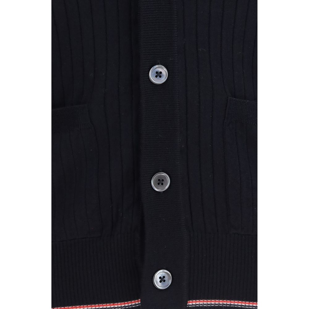 Ribbed Merino Wool Cardigan