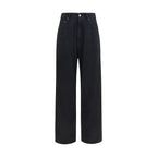 Cotton Stretch Straight-Leg Jeans