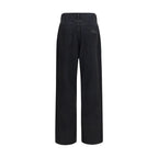 Cotton Stretch Straight-Leg Jeans