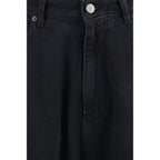 Cotton Stretch Straight-Leg Jeans