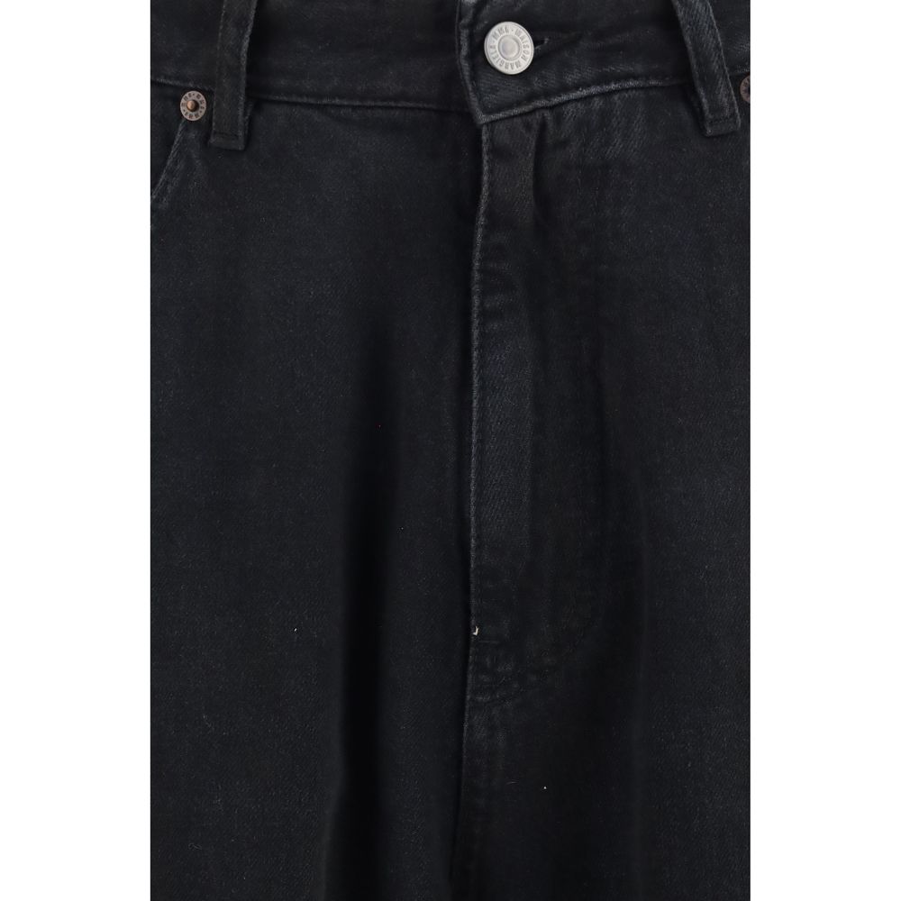 Cotton Stretch Straight-Leg Jeans